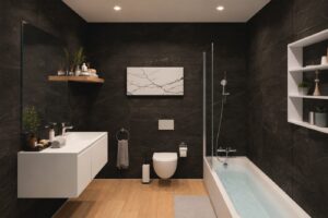 baño moderno obra nueva playa san juan